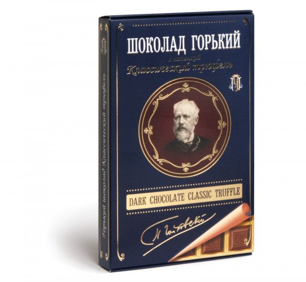 №1 Фабрика Томер  Горький шоколад ТРЮФЕЛЬ классический (Чайковский), 112г в Иркутске