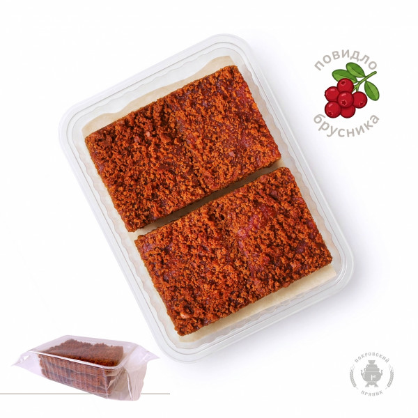 №3 Пряник 400г с фруктовой начинкой Брусника  в Иркутске